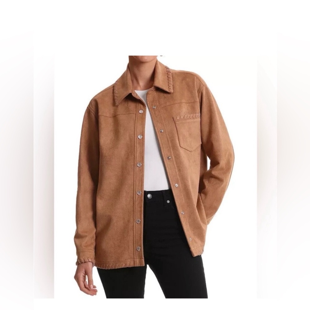 Bagatelle Faux Suede Shacket Jacket, New with Tags and comfy on. Size : M - Picture 1 of 10